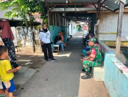 Pasca Lebaran, Dijadikan Komsos Sebagai Binter Babinsa Purwosari Kepada Warga Masyarakat di Wilayah Binaan