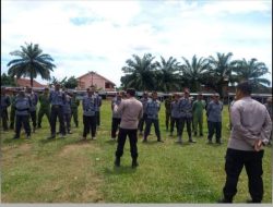 Tingkatkan Kamtibmas Kondusif, Linmas Mendapat Pembinaan Dari Polisi di Baradatu