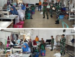 Babinsa Kunjungi Usaha Konveksi Warga Binaan, Dorong Peningkatan Ekonomi