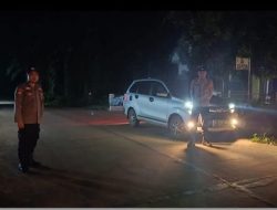 Antisipasi Kejahatan, Polsek Rebang Tangkas Patroli KRYD Sasar Pemukiman Warga Gunung Sari
