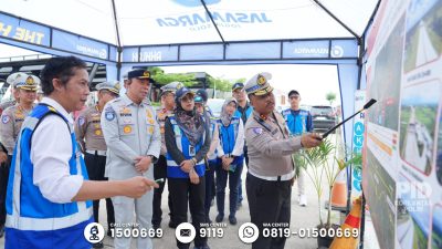 Tinjau GT Banyudono dan Exit Tol Taman Martani, Kakorlantas Tekankan Kolaborasi Pengelolaan Lalu Lintas