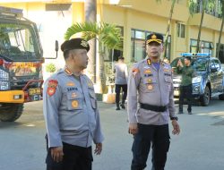 Sebanyak 338 Personel Polda Gorontalo Laksanakan Apel Serpas dalam Rangka PSU Wilayah Gorut