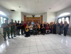 Pererat Silaturahmi Keluarga Besar Koramil 04/Jebres Gelar Halal Bihalal