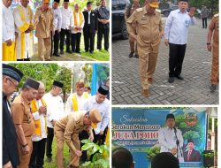 Peringati Hari Bumi 2025, Kanwil Kamenag Kalsel Dinahkodai Tambrin Bersama Gubernur Kalsel Tanam Pohon Matoa