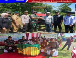 Komitmen Sukseskan Program Swasembada Pangan Nasional, Kodim 0416/Bute Ikuti Penanaman Padi Serentak Se-Provinsi Jambi