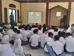 Danramil Sosialisasikan Rekruitmen TNI – AD Di SMAN 1 Nogosari