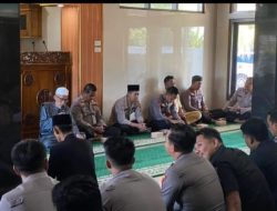 Jelang 40 Hari Wafat Tiga Prajurit Bhayangkara Sejati, Polres Way Kanan Kembali Gelar Doa Bersama.