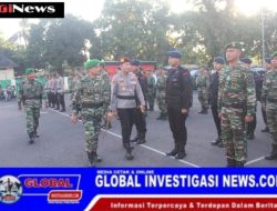 Perkuat Sinergitas, TNI dan Polri Lombok Tengah Gelar Apel Bersama