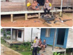 Kapolsek Kahayan Hulu Utara Ipda Muklisin, SH Menggelar Kegiatan “Jumat Curhat”