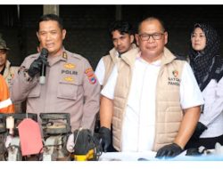 POLDA KALSEL GELAR JUMPA PERS TERKAIT INDIKASI PUPUK ILLEGAL