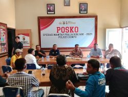 Ajang Silaturahmi Yang Perdana Kapolres Dompu Bareng Insan Media Pers Berlangsung Hangat.