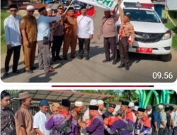 Kepala KUA, Ali Mora Siagian, S.Ag dan Kecamatan Lepas Jama’ah Haji 1446 Hijriah Tahun 2025.