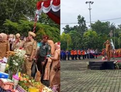 Pelaksana Tugas Bupati Way Kanan Pimpin Upacara Peringatan Hari Pendidikan Nasional dan Acara Gebyar-gebyar Tahun 2025