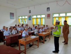 Sat Lantas Polres Sergai Laksanakan Police Goes To School Himbauan Berlalu Lintas.