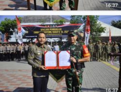 Pemukulan Gong Dan Peletakan Batu Pertama Tandai Dimulainya TMMD Sengkuyung Tahap II di Wilayah Kodim 0735/Surakarta