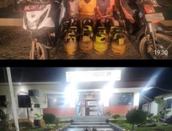 POLSEK SUNGAI SELAN TANGKAP PELAKU CURANMOR SALAH SATU PELAKU MERUPAKAN RESIDIVIS