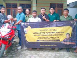 Rekanan PT PLB I Aceh Singkil Memberikan Reward Honda CBR 150 Kepada Mitra Berprestasi14 Mei 2025