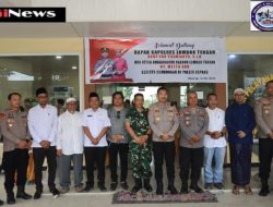 ‎Kapolres Loteng Bersama PJU Laksanakan Kunker ke Polsek Kopang.