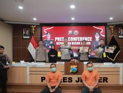 Polres Jember Akhirnya Berhasil Menangkap Dua Pelaku Pembunuhan yang Kabur ke Malaysia