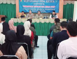 Musdesus Pembentukan Kepengurusan Koperasi Merah Putih Pj. Agung Rahardian Tingkatkan Landasan Dasar Kesejahteraan Masyarakat Melalui Peningkatan IPM. Desa Rancakasumba.