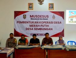 Babinsa Nogosari Hadiri Musdesus Guna Pembentukan Koperasi Merah Putih