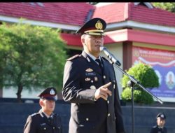 Upacara Harkitnas ke 117, Kapolres Way Kanan Ajak Personel Bangkit Bersama Wujudkan Indonesia Kuat.