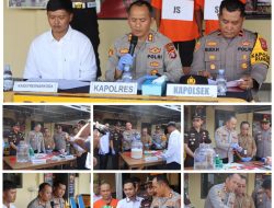 PEMUSNAHAN BARANG BUKTI NARKOBA OLEH POLRES GUNUNG MAS