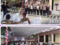 Kapolres Toba AKBP V. J. Parapaga, S.IK Kunjungan Kerja Ke Polsek Balige