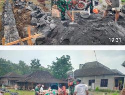 Babinsa Gotong Royong Bangun Pondasi Rumah Warga, Simbol Kemanunggalan TNI-Rakyat