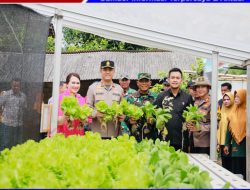 Kapolres Jember Tinjau Pekarangan Pangan Bergizi di Andongsari Ambulu: Dukung Ketahanan Pangan Menuju Indonesia Emas 2045