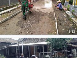 Babinsa Gotong Royong Membangun Jalan, Membangun Ekonomi Desa