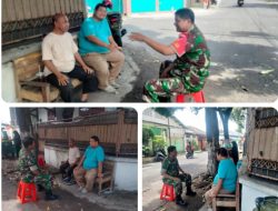 Warga RT 02 Jadi Sasaran Komsosnya Babinsa Tipes