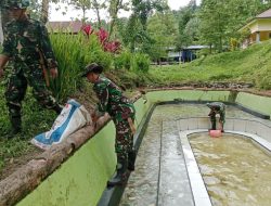 Peduli Kebersihan Lingkungan, Satgas TMMD 124 kodim 1403/Palopo Bersihkan Permandian Air Panas Pincara