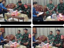 Babinsa Serengan Bersama Lurah Koordinasi Bahas Tingkatkan Kerja Sama Yang Baik