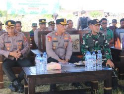 Panen Raya Jagung Musim Tanam (MT) Ke II Di Dompu, Kapolres Zoom Meeting Dengan Presiden RI.