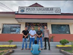 Unit Reskrim Polsek Sungaiselan Tangkap DPO Kasus Pencurian Disertai Pemberatan, Barang Bukti Diamankan.