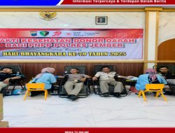 Polres Jember Gelar Donor Darah, Wujudkan Kepedulian Sosial Sambut Hari Bhayangkara ke-79