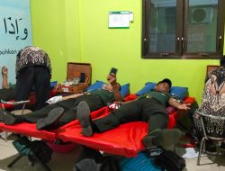 Koramil Ngrampal Berpartisipasi Dalam Peringatan Hari Donor Darah Sedunia: Tetesan Darah, Bukti Cinta untuk Negeri
