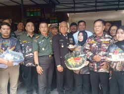 Koramil 02/Banjarsari Bersama FKPPI 11.35 Surakarta Rayon 02 Berikan Ucapan HUT Bayangkara Ke-79