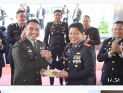 Datangi Mapolresta Surakarta, Dandim 0735/Surakarta Berikan Ucapan Selamat Hari Bhayangkara Ke-79