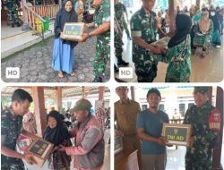 TNI – AD Salurkan 450 Paket Sembako untuk Warga Kurang Mampu di Boyolali