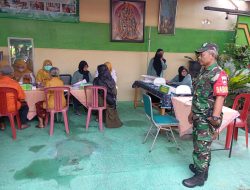 Demi Masa Depan Balita, Babinsa Kratonan Aktif Dampingi Petugas Posyandu