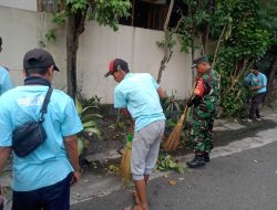 Kerja Bhakti Babinsa dan Saberling Nusukan, Ciptakan Lingkungan Bersih dan Sehat