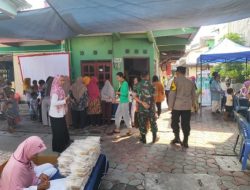 Babinsa Serengan Ikuti Ndulang Bersama Anak Balita