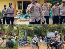 Sambangi Warga Kampung Gedung Jaya, Kapolres Way Kanan Ajak Berkolabirasi Jaga Kamtibmas