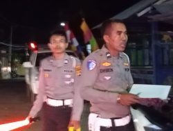 Laka Lantas Anak Di Desa Adu, Akibatnya Korban Luka Serius, Tim Satlantas Gerak Cepat Turun Ke TKP.