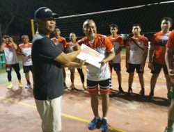 Ambisi Satreskrim Kejuaraan Voli Antar Satfung Lingkup Polres Dompu Kandas di Tangan Satlantas.