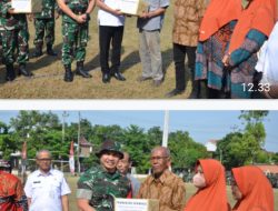 Mantap..!! Bantuan Sembako Gratis Warnai Pembukaan TMMD Reguler Ke-125 Kodim Surakarta
