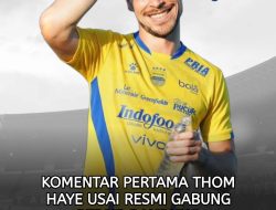 Thom Haye Resmi Bergabung Dengan Tim Berjuluk “Pangeran Biru”