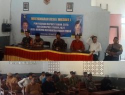 Pemdes Marong Laksanakan Musdes RKPDES Tahun 2026 dan DURKPDES Tahun 2027